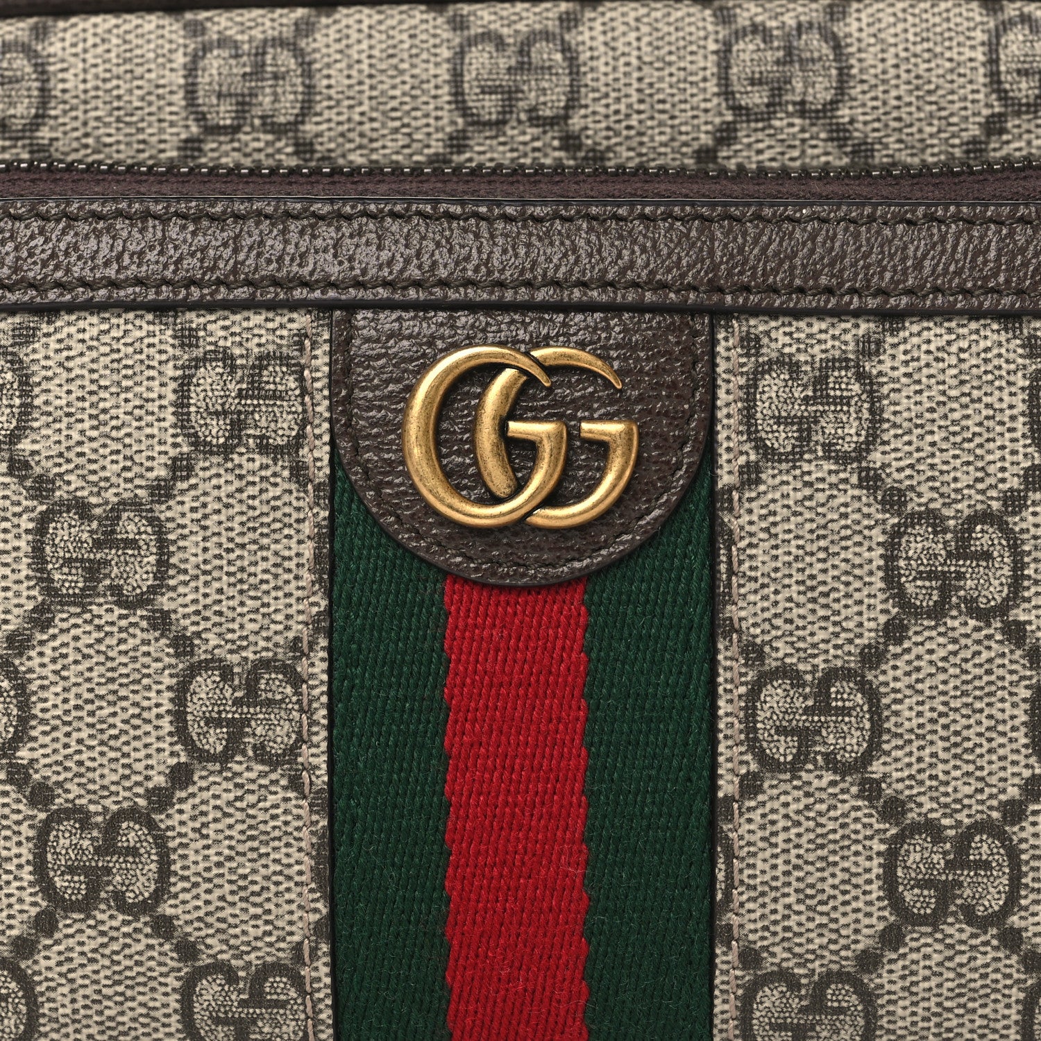Gucci GG Monogram Web Ophidia Toiletry Case Beige 8 of 10