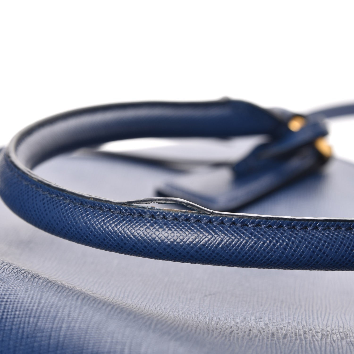 Prada Saffiano Lux Medium Tote Bluette 10 of 15