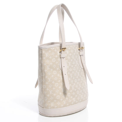 Louis Vuitton Mini Lin Monogram Bucket Bag Dune 4 of 11