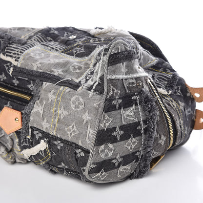 Louis Vuitton Denim Patchwork Speedy 30 Grey 9 of 9