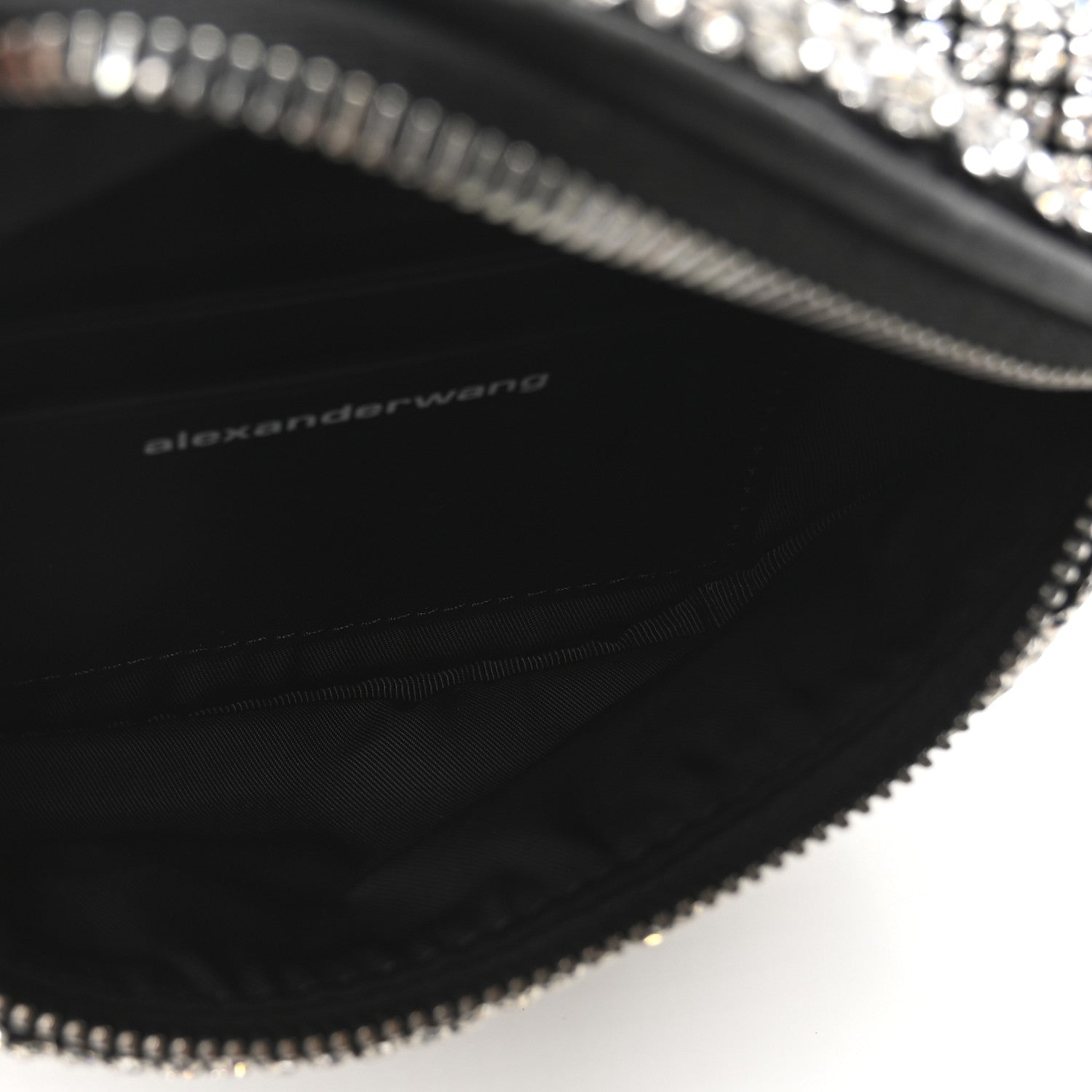 Alexander Wang Rhinestone Mesh Mini Attica Belt Bag Black 5 of 9