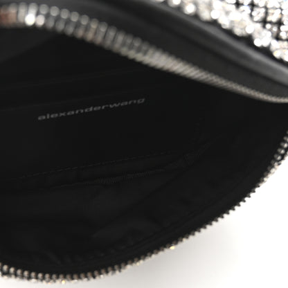 Alexander Wang Rhinestone Mesh Mini Attica Belt Bag Black 5 of 9