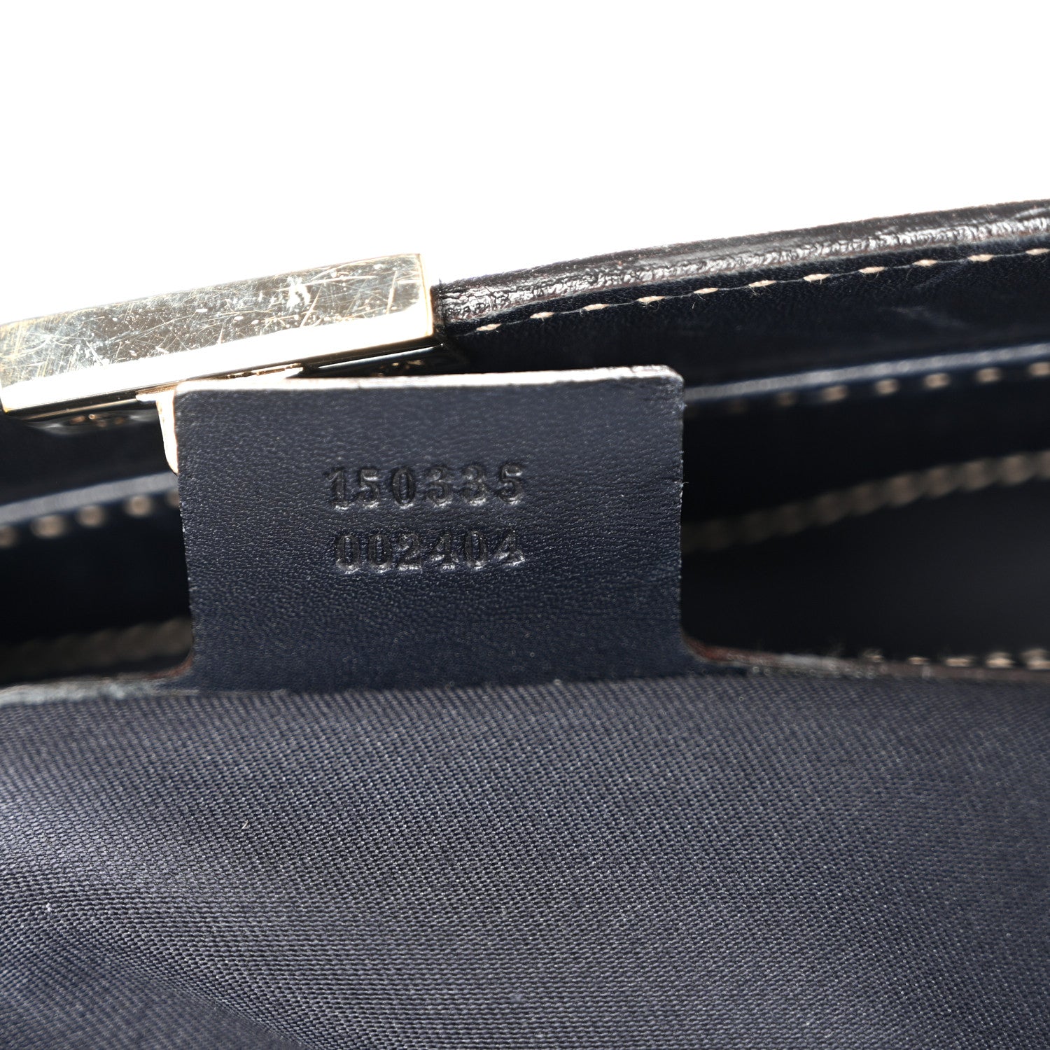 Gucci Guccissima Large Treasure Boston Navy 7 of 10