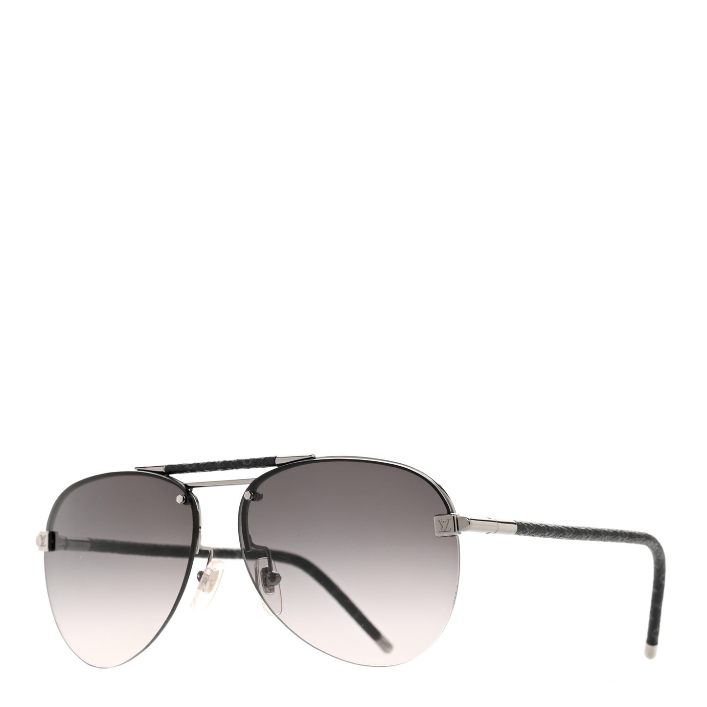 Metal Monogram Clockwise Sunglasses Z1595E Black
