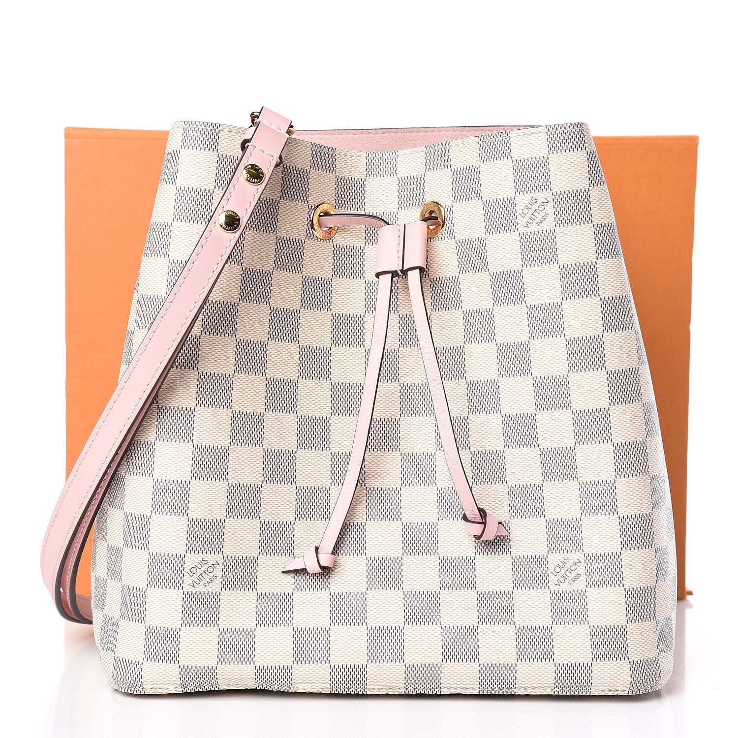 Louis Vuitton Damier Azur Neonoe MM Eau De Rose 11 of 11