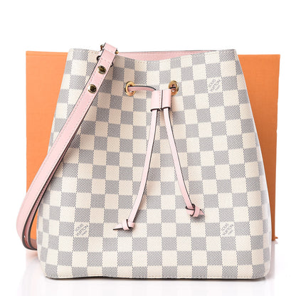 Louis Vuitton Damier Azur Neonoe MM Eau De Rose 11 of 11