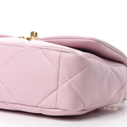 Chanel Lambskin Quilted Medium Chanel 19 Flap Light Pink 7 of 10