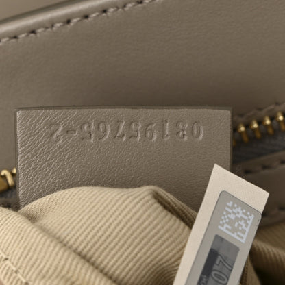 Chloe Shiny Calfskin Suede Small C Double Carry Bag Motty Grey 7 of 10