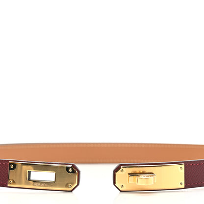 Hermes Epsom Kelly Belt Rouge H 3 of 4