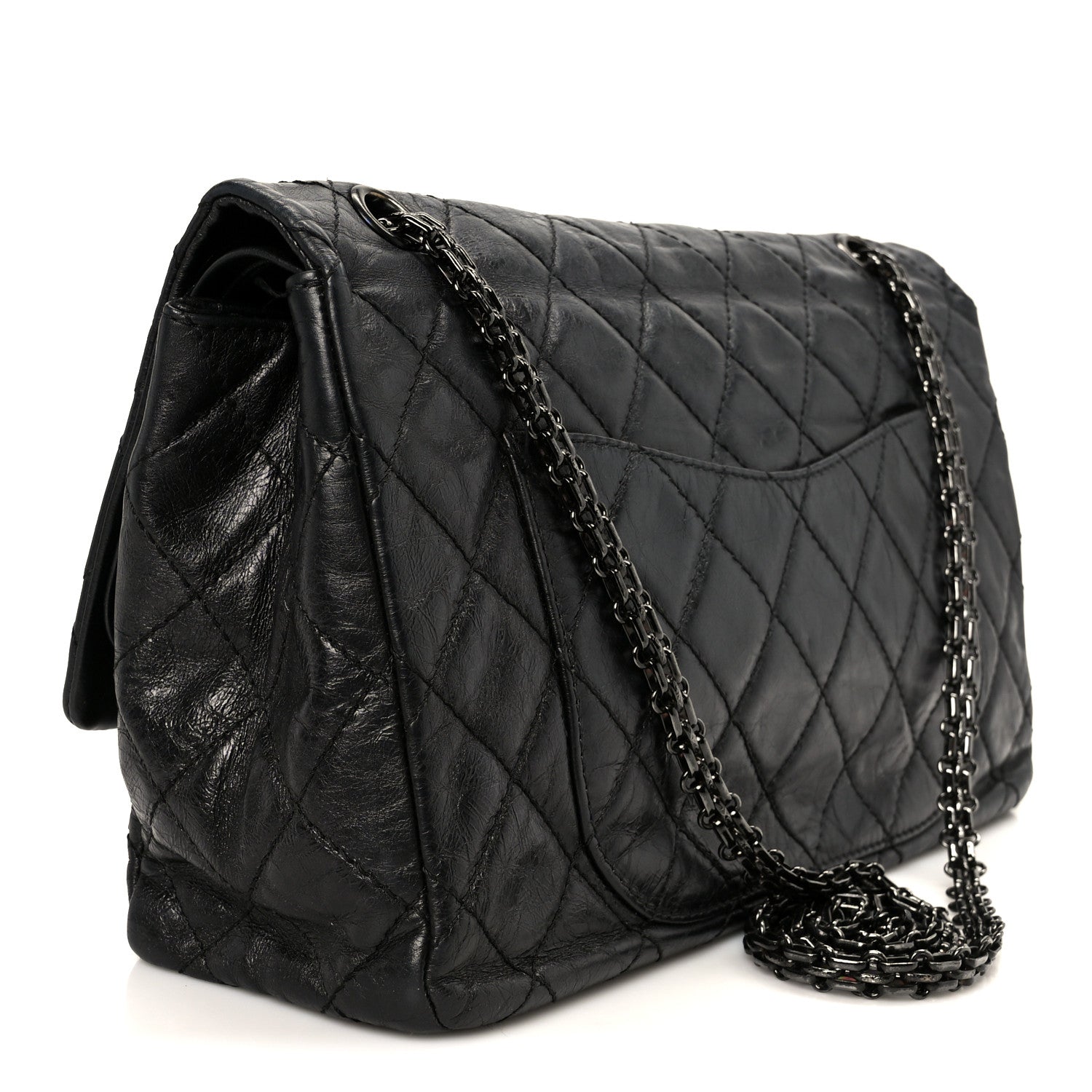 Chanel Metallic Aged Calfskin Quilted 2.55 Reissue 226 Flap So