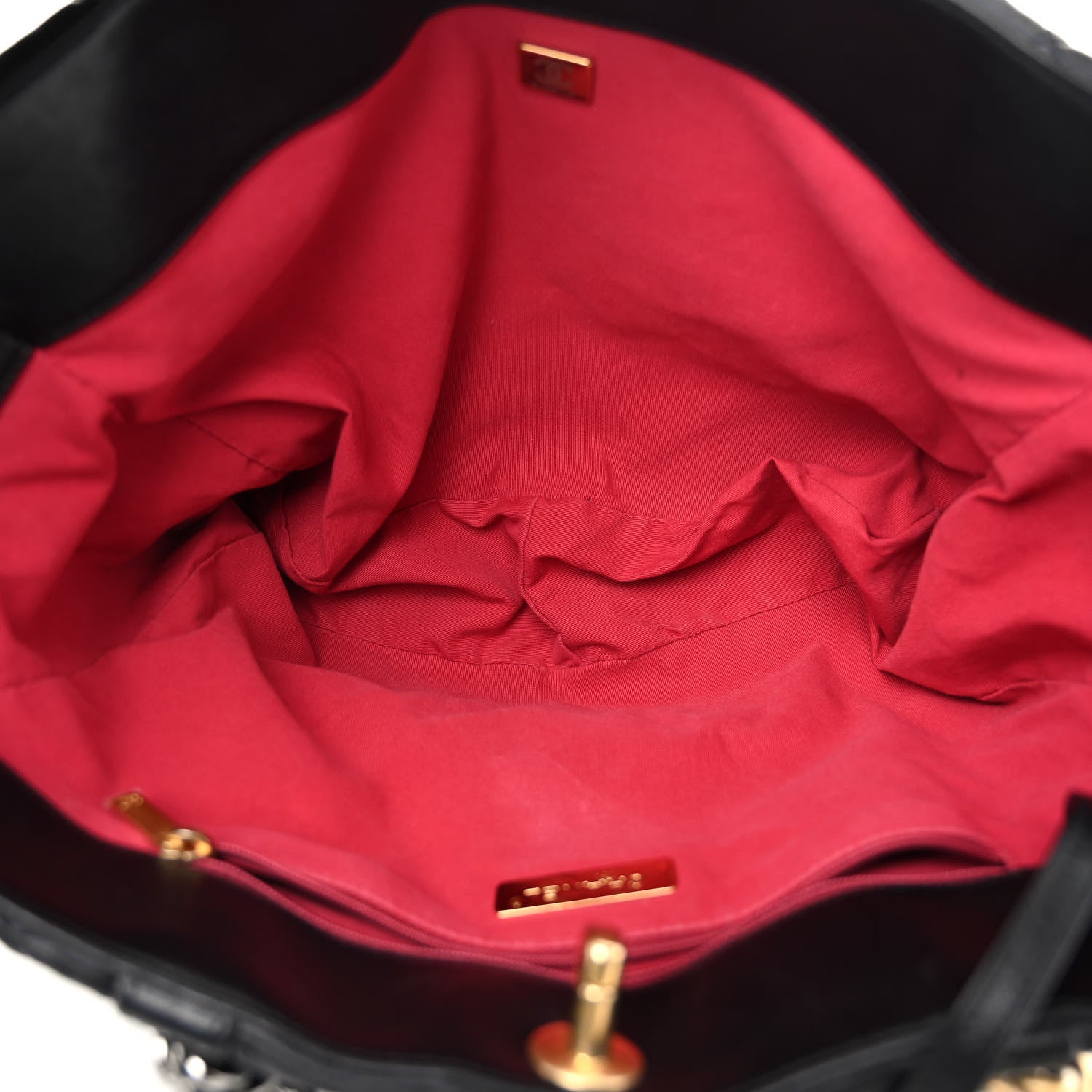 Chanel Lambskin Quilted Chanel 19 East West Shopping Bag Black 5 of 10