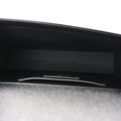 Saint Laurent Grain De Poudre Medium Classic Monogram Kate Satchel Black 5 of 9