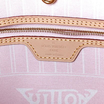Louis Vuitton Monogram Giant By The Pool Neverfull MM Light Pink 7 of 12