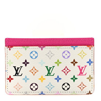 Louis Vuitton LV X TM Monogram Multicolor Card Holder Kawaii Pink 1 of 7