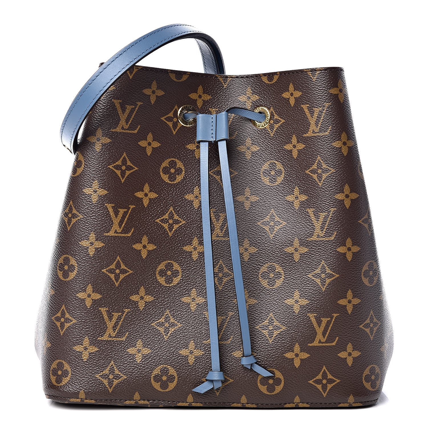 Louis Vuitton Monogram Neonoe MM Blue Jean 1 of 9