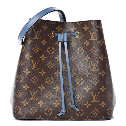 Louis Vuitton Monogram Neonoe MM Blue Jean 1 of 9