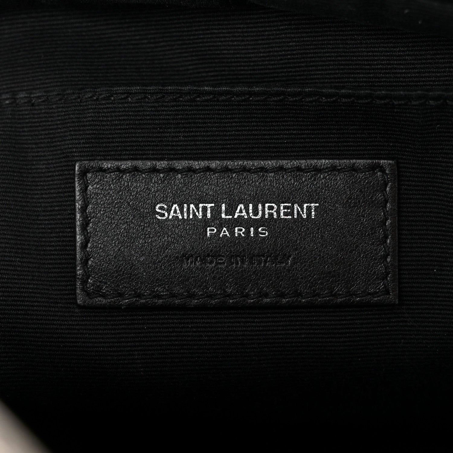 Saint Laurent Metallic Calfskin Matelasse Monogram Lou Camera Bag Silver 6 of 17
