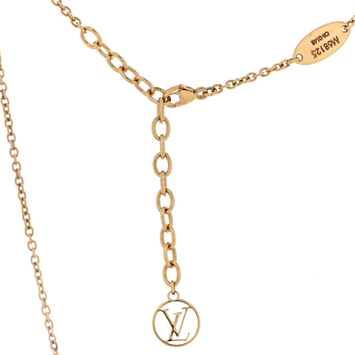 Louis Vuitton Metal Flowerful Choker Necklace Gold 3 of 7