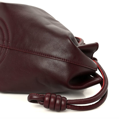 Loewe Shiny Nappa Calfskin Small Paseo Bag Burgundy 9 of 10