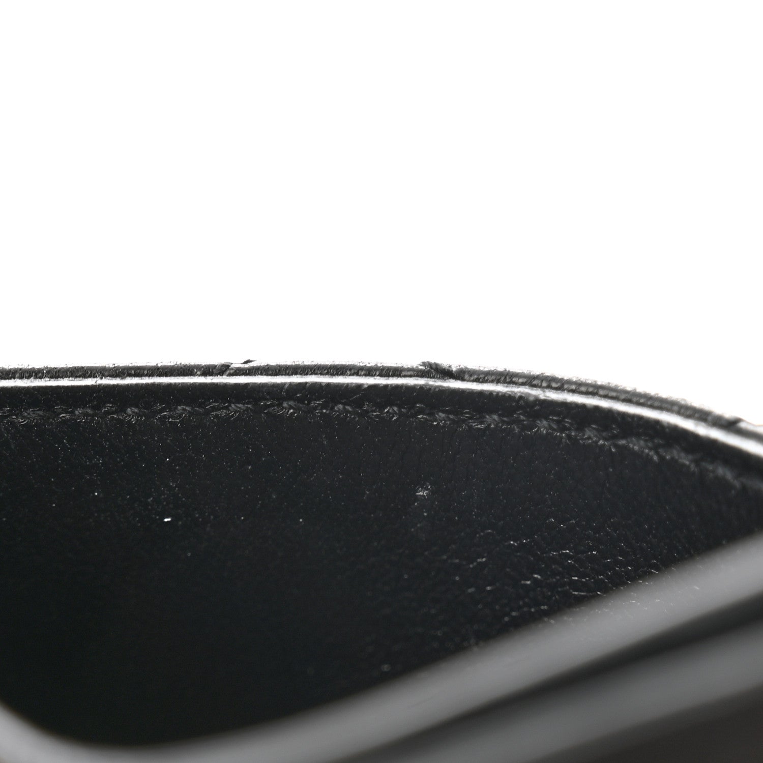 Saint Laurent Lambskin Quilted Gaby Credit Card Case Black 11 of 11