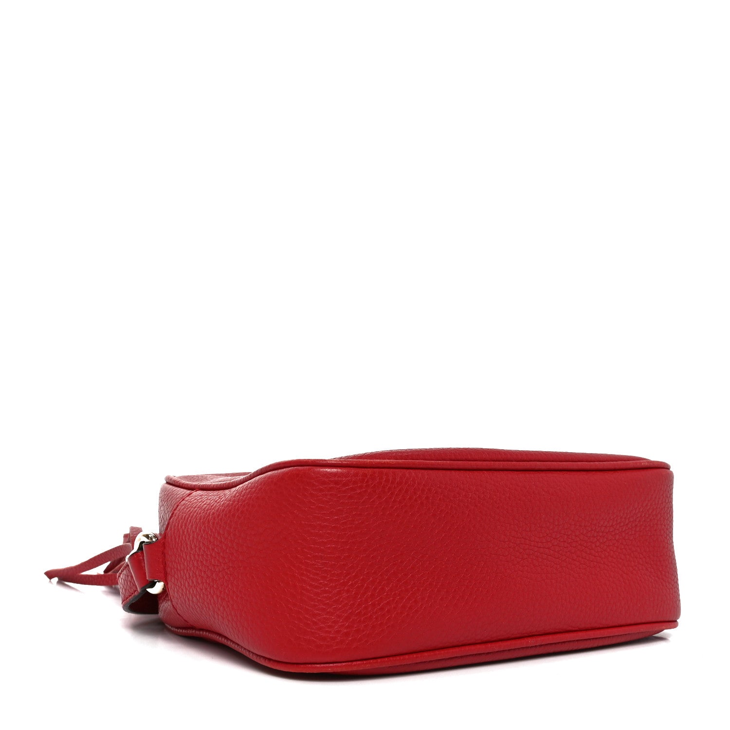 Gucci Pebbled Calfskin Small Soho Disco Bag Vibrant Red 4 of 12
