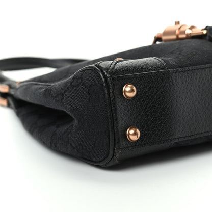 Gucci Monogram Jackie O Hobo Black 6 of 9