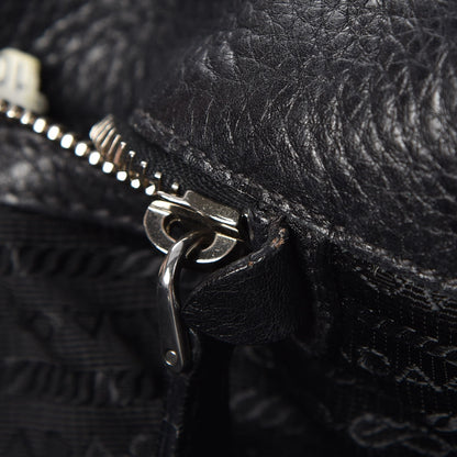 Prada Vitello Daino Tote Nero Black 14 of 20