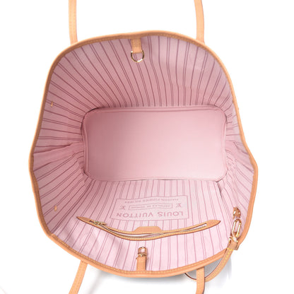 Louis Vuitton Monogram Capri V Neverfull MM Rose Ballerine 8 of 11