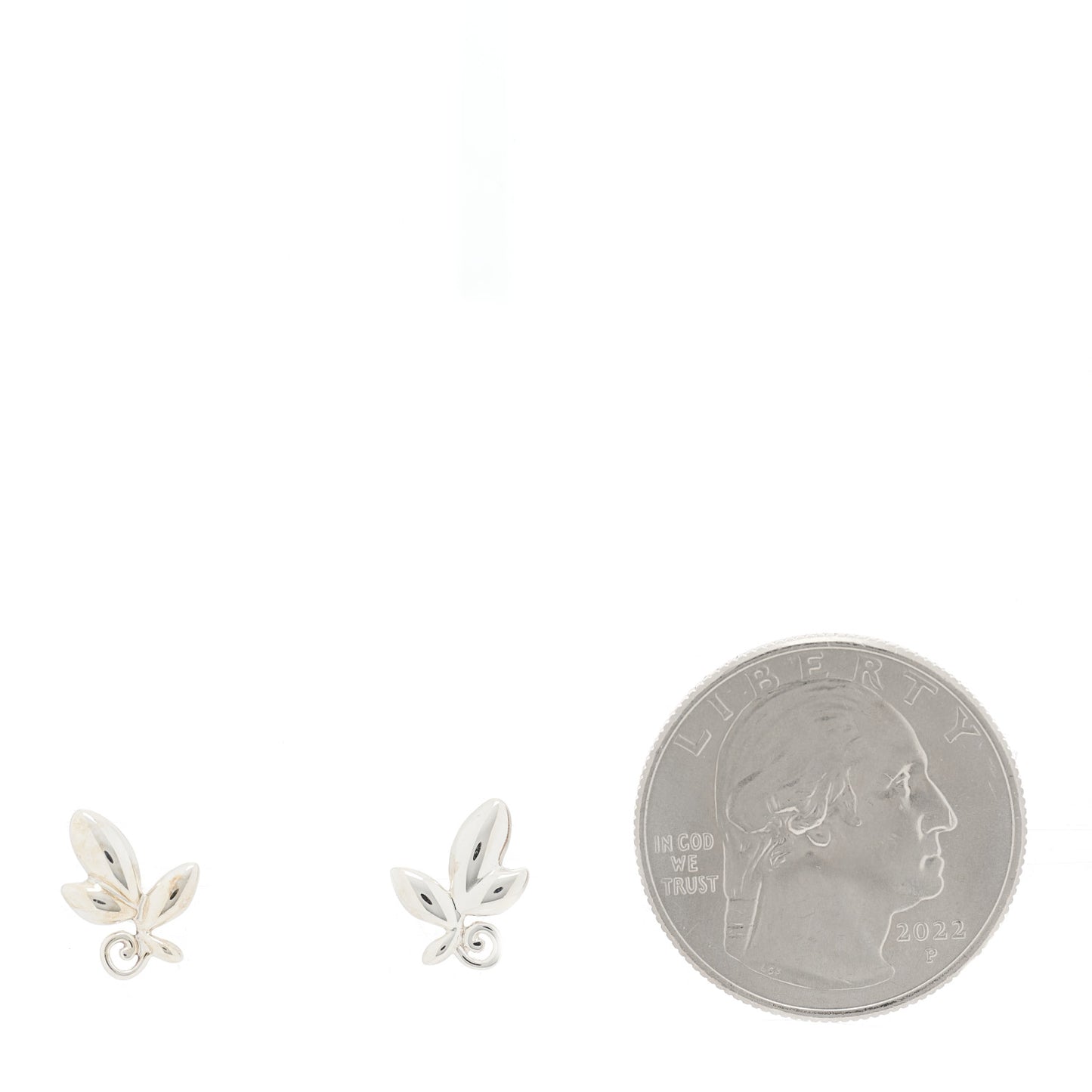 Sterling Silver Paloma Picasso Olive Leaf Earrings