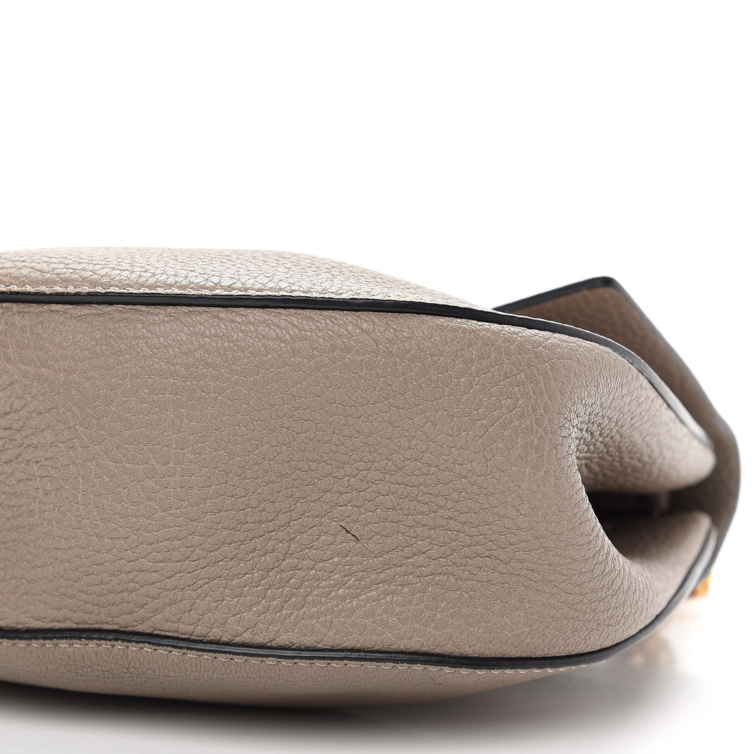 Chloe Grained Lambskin Drew Shoulder Bag Motty Grey 9 of 10