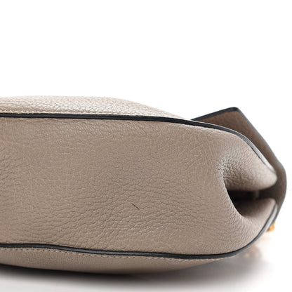 Chloe Grained Lambskin Drew Shoulder Bag Motty Grey 9 of 10