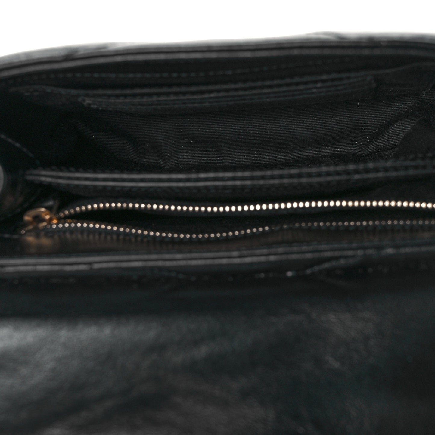 Calfskin Y Quilted Monogram Toy Loulou Crossbody Bag Black