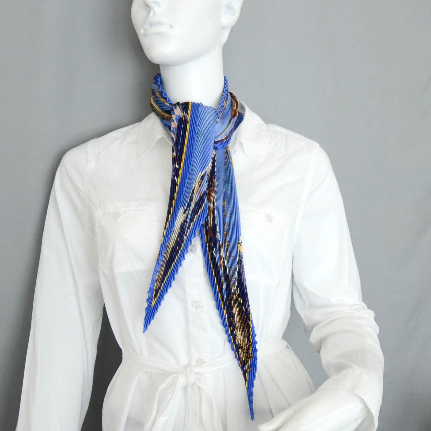 Silk Plisse Pani La Shar Pawnee Scarf
