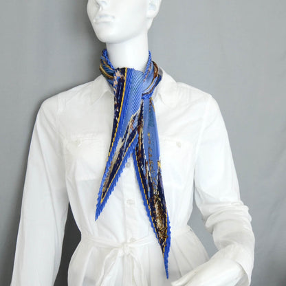 Hermes Silk Plisse Pani La Shar Pawnee Scarf 2 of 5