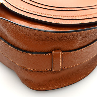 Chloe Calfskin Medium Marcie Round Crossbody Bag Tan 9 of 9