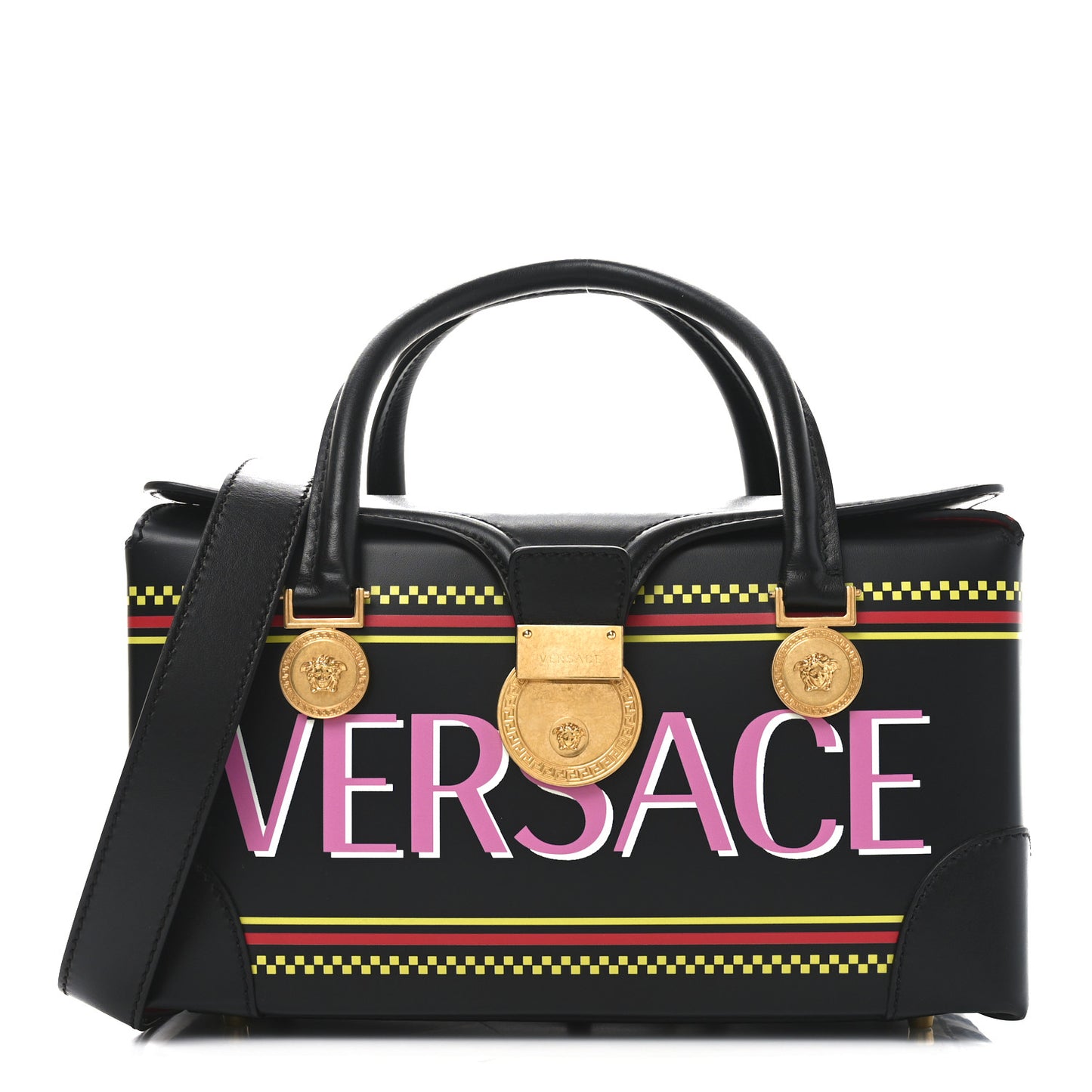 Vitello 90's Vintage Logo Bag Black