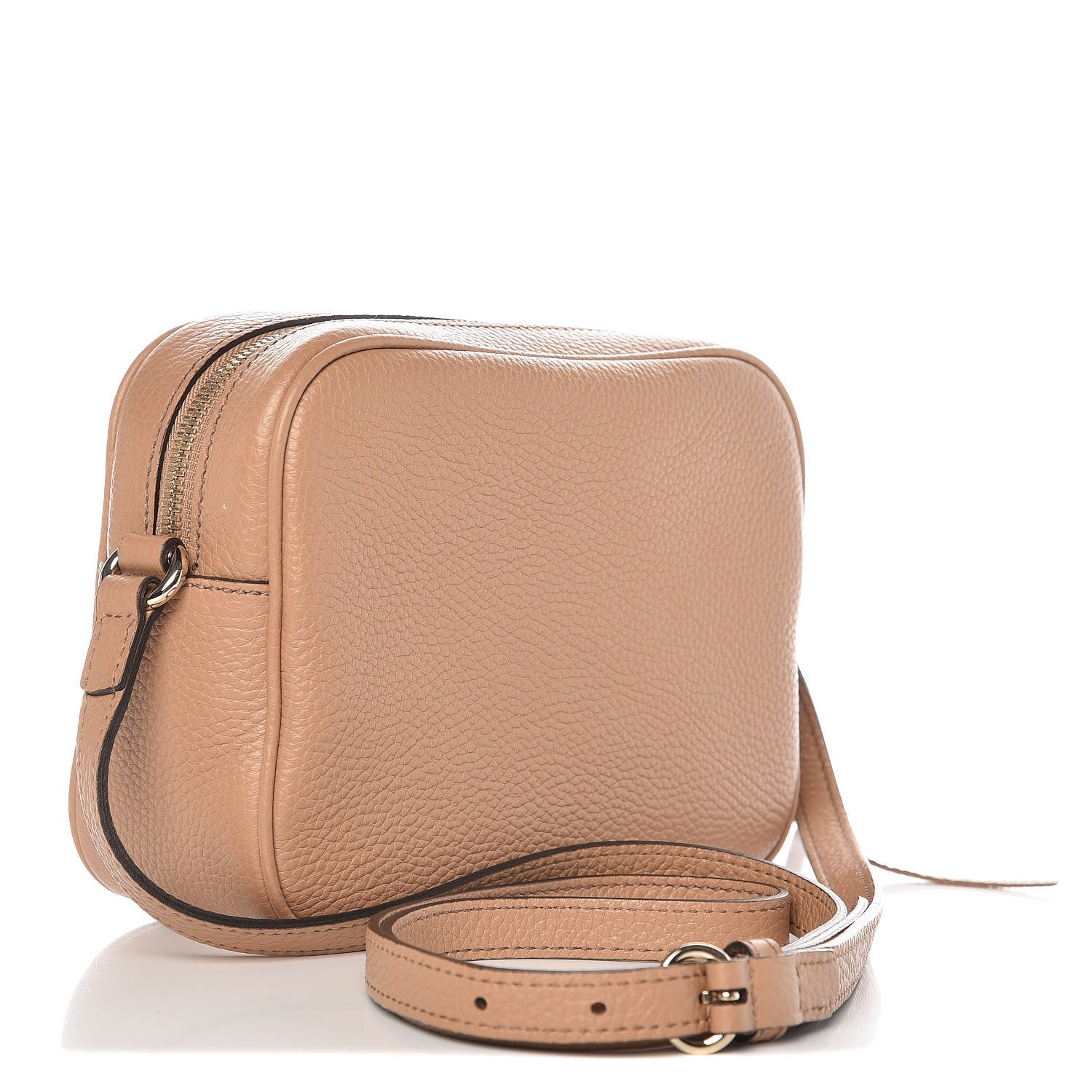 Gucci Pebbled Calfskin Small Soho Disco Bag Camelia 3 of 8
