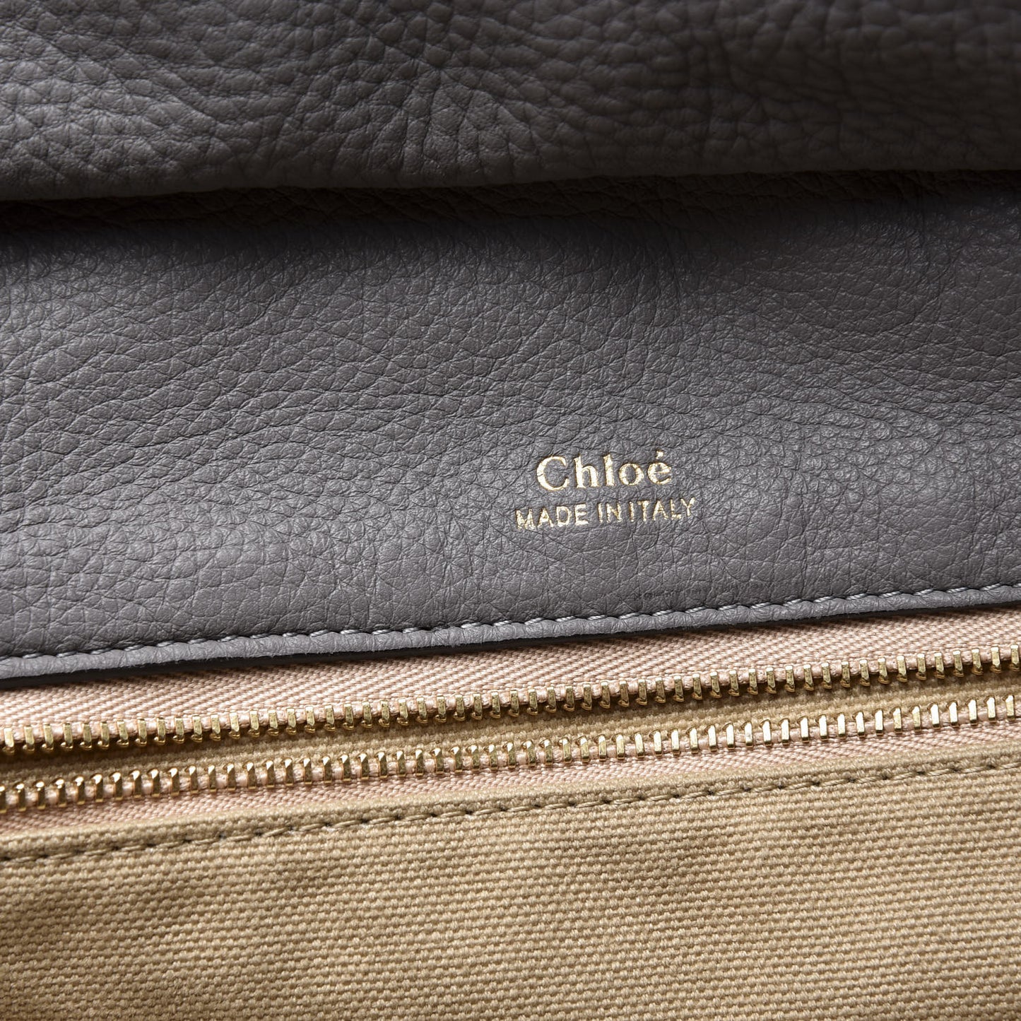 Smooth Calfskin Dree Shoulder Bag Dark Cashmere Grey