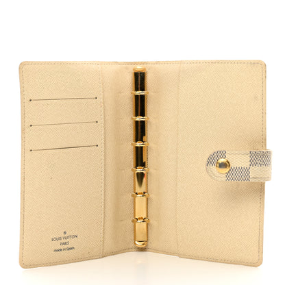 Louis Vuitton Damier Azur Small Ring Agenda Cover 5 of 8