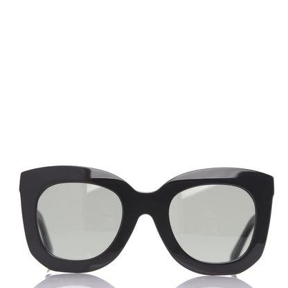 Celine Oversized Round Sunglasses CL4005FN Black 3 of 6