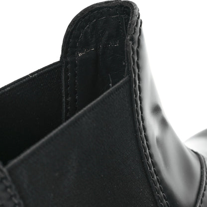 Prada Spazzolato Rois Mens Monolith Chelsea 55mm Ankle Boots 10.5 Black 9 of 9
