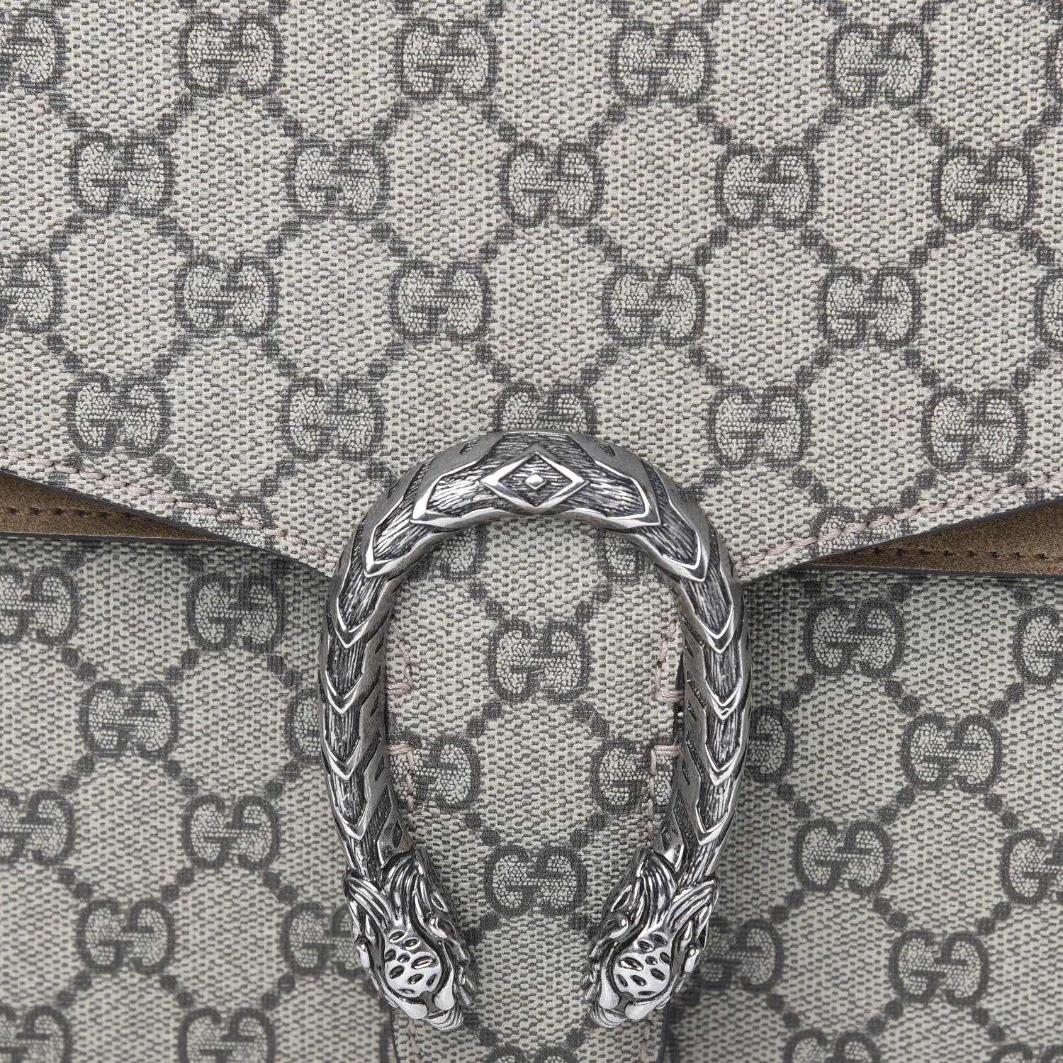 Gucci GG Supreme Monogram Medium Dionysus Shoulder Bag Taupe 14 of 14