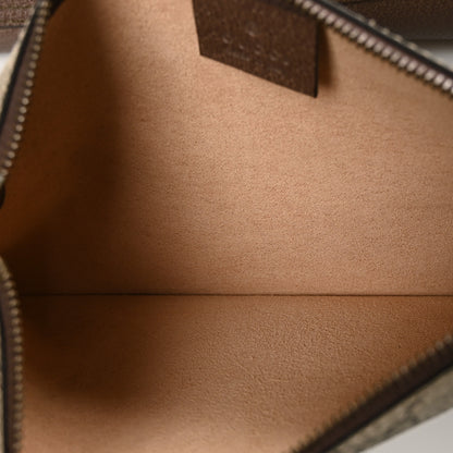 Gucci GG Supreme Monogram Web Ophidia Tote Brown 7 of 9