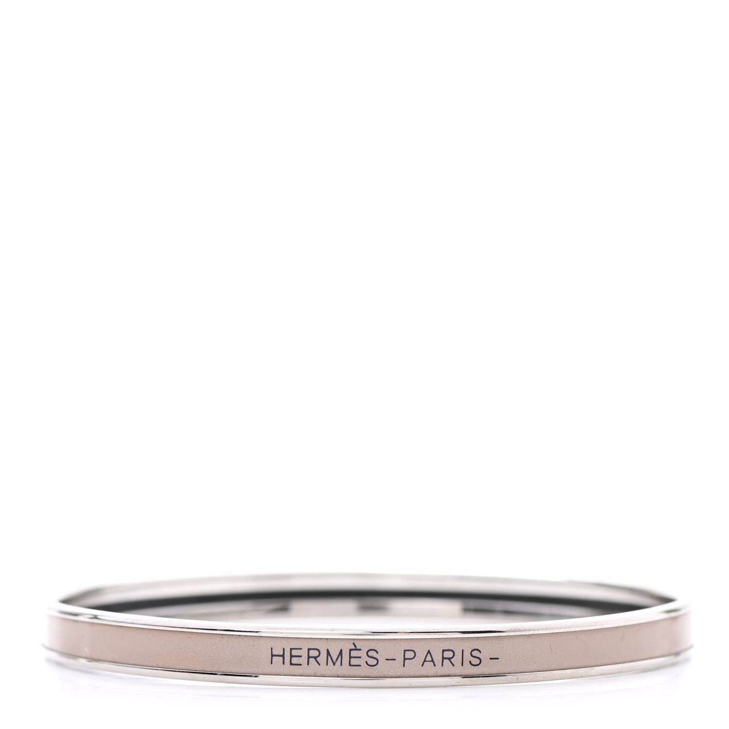 Hermes Enamel Uni Bangle Marron Glace 1 of 6