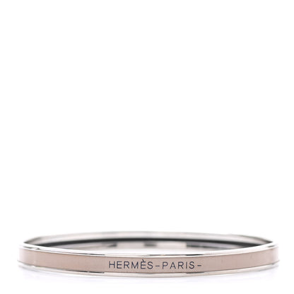 Hermes Enamel Uni Bangle Marron Glace 1 of 6