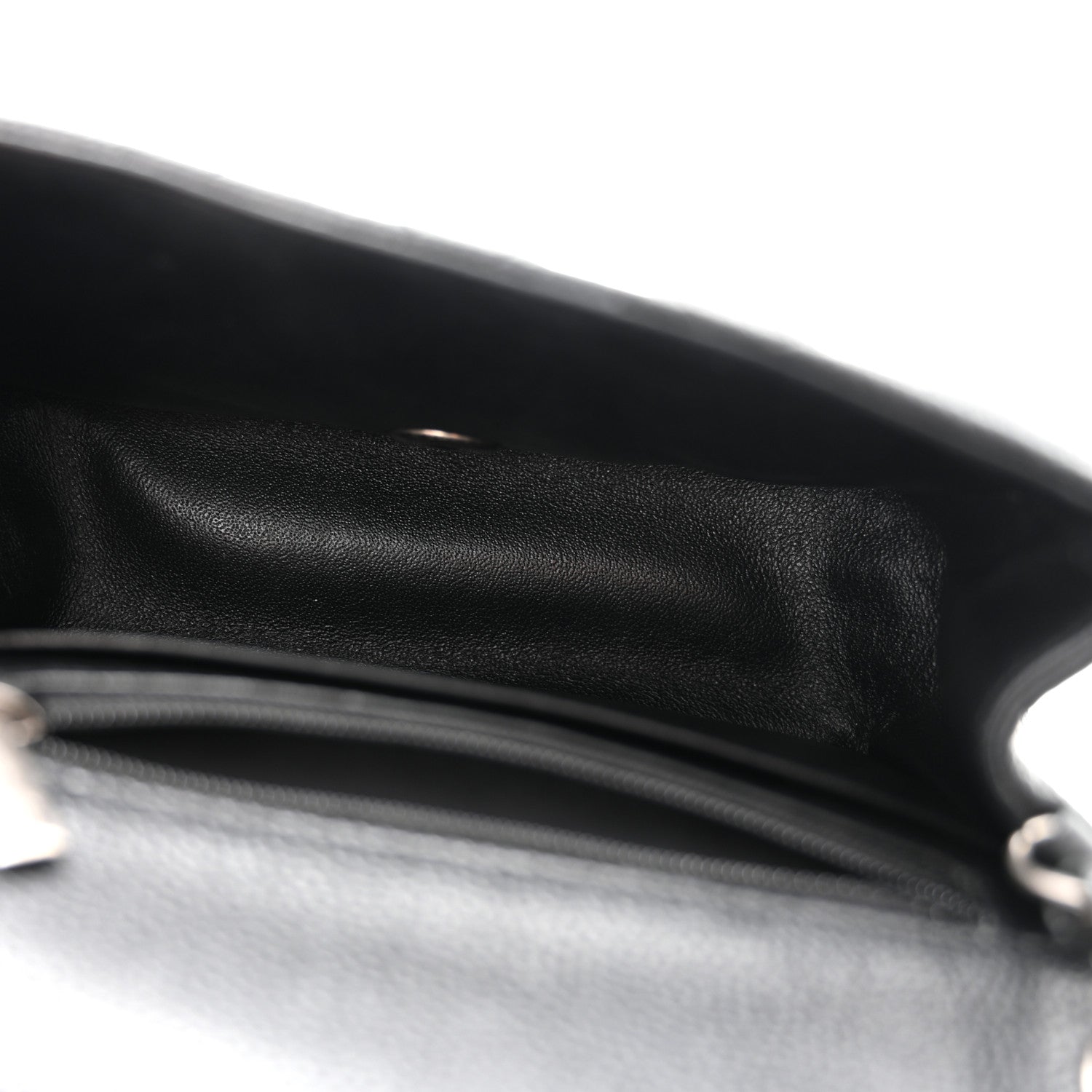 Chanel Caviar Quilted Mini Square Flap Dark Charcoal 4 of 10