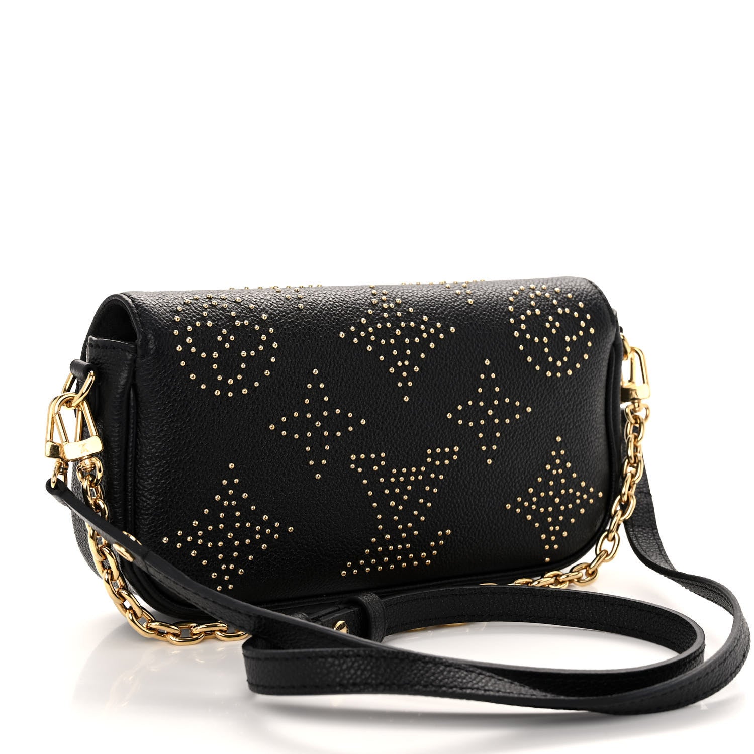 Louis Vuitton Empreinte Giant Studded Ivy Wallet On Chain Black 3 of 9