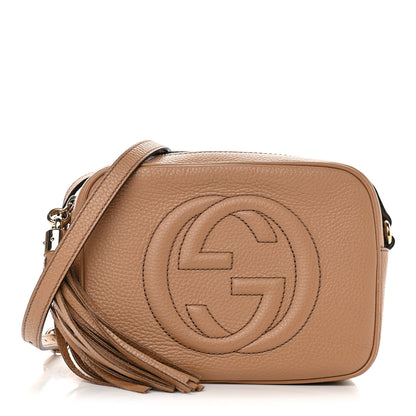 Gucci Pebbled Calfskin Small Soho Disco Bag Camelia 1 of 10