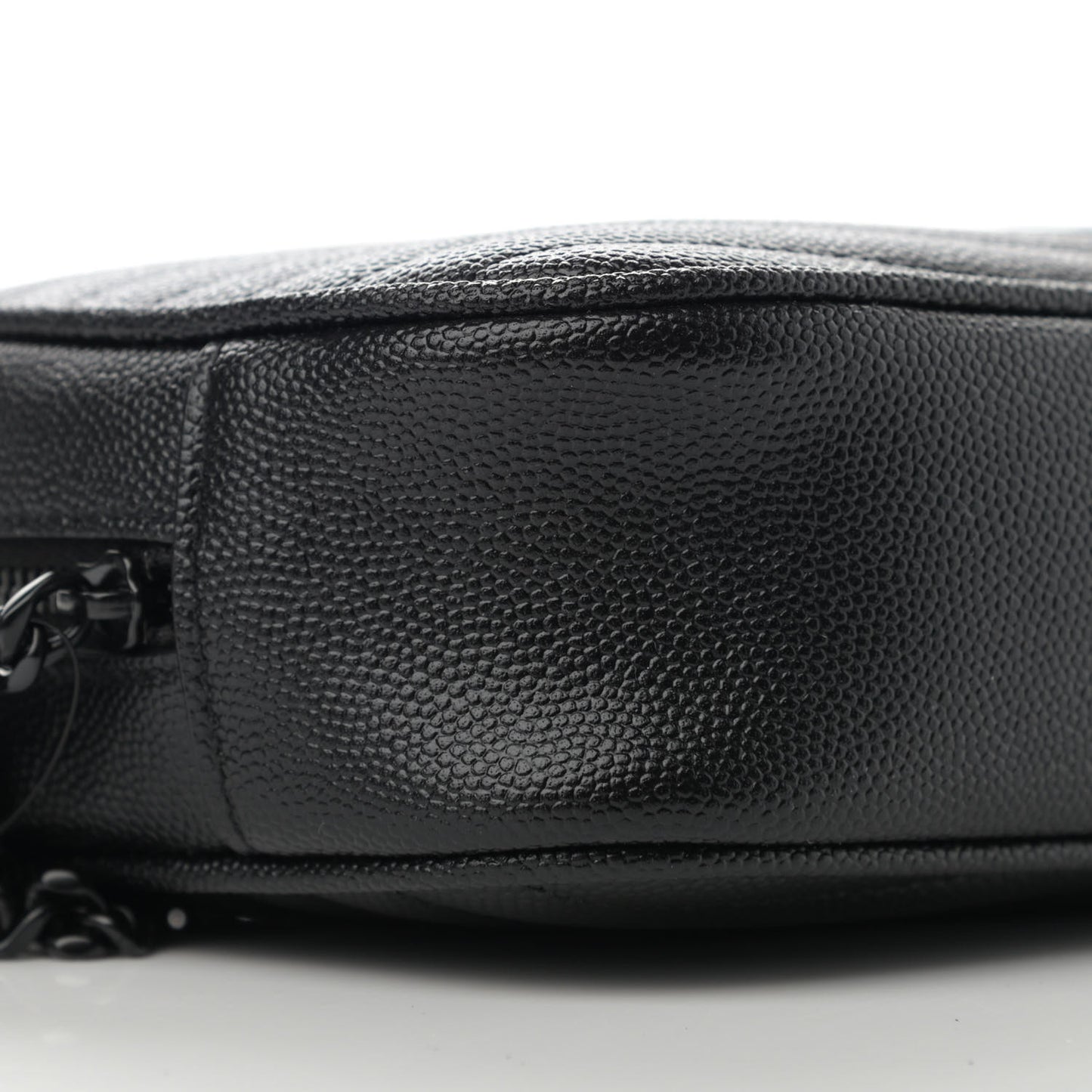 Grain De Poudre Matelasse Monogram Mini Lou Camera Bag Black
