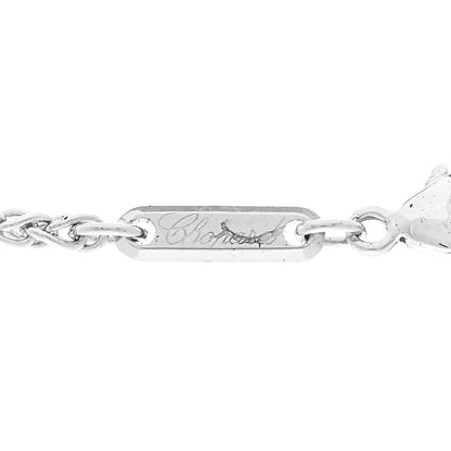 Chopard 18K White Gold Happy Diamonds Icons Heart Pendant Necklace 4 of 4
